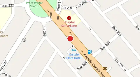 Mapa da localização