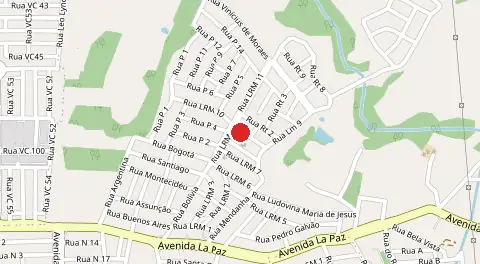 Mapa de Residencial Mendanha