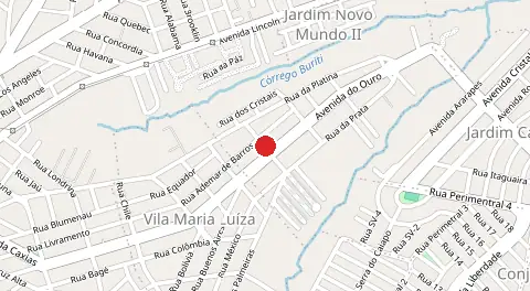 Mapa de Jardim Novo Mundo