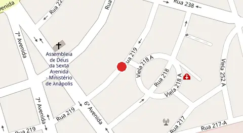 Mapa da localização