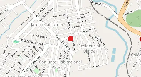 Mapa de Jardim California