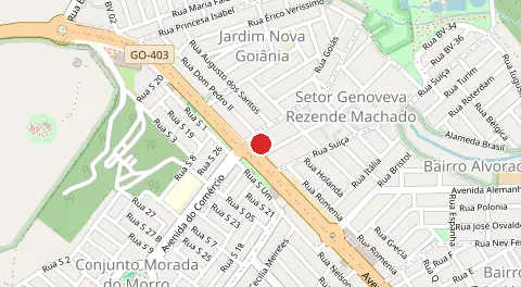 Mapa de Setor Santa Genoveva Rezende Machado