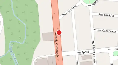 Mapa da localização