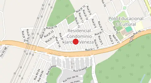 Mapa de Residencial Jardim Veneza