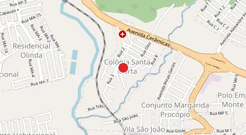 Mapa de Residencial Santa Marta
