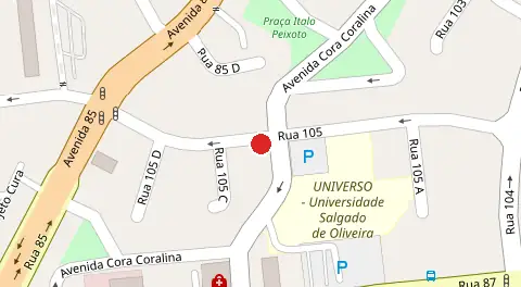 Mapa da localização