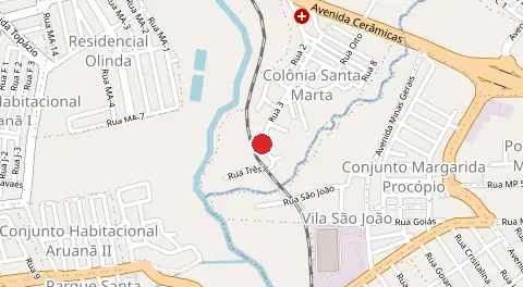 Mapa de Colônia Santa Marta