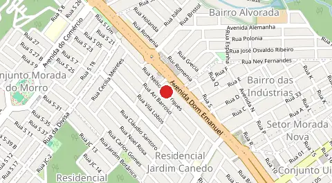 Mapa de Residencial Jardim Canedo