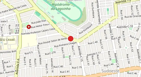 Mapa de Nova Canaa