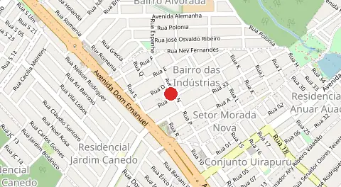 Mapa de Bairro das Industrias