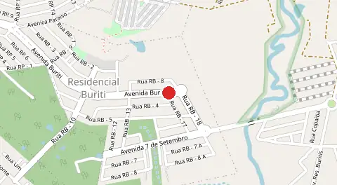 Mapa de Residencial Buriti