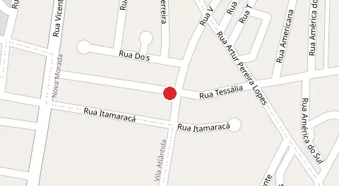 Mapa da localização