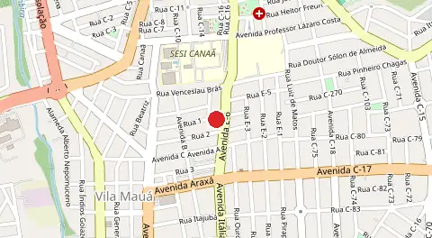 Mapa de Vila Anchieta