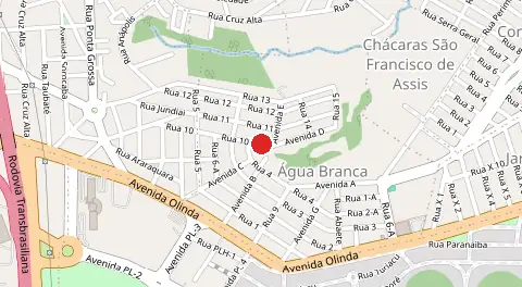 Mapa de Água Branca