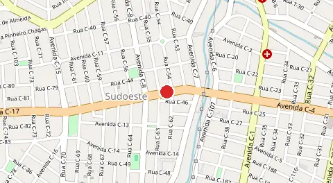 Mapa de Sudoeste