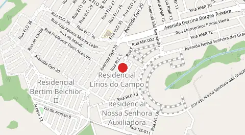 Mapa de Residencial Lirios do Campo