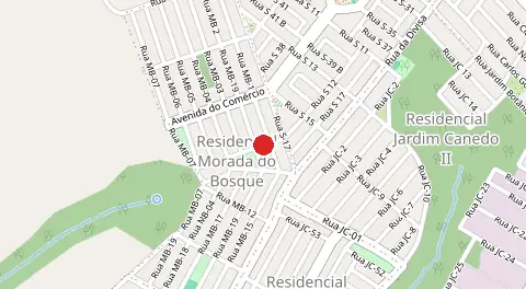Mapa de Residencial Morada do Bosque