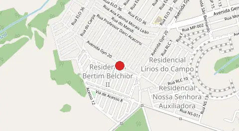 Mapa de Condomínio Residencial Portal dos Ipes 1
