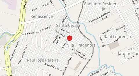 Mapa de Vila Tiradentes