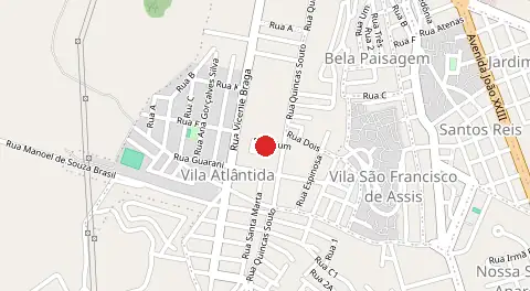 Mapa de Vila Atlantica