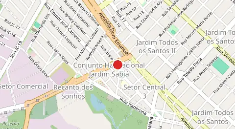 Mapa de Conjunto Jardim Sabia