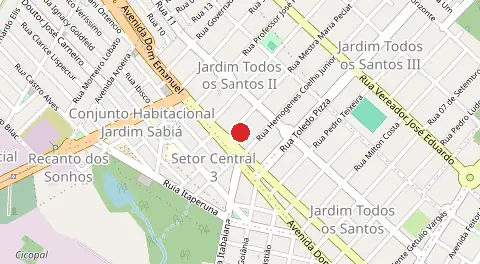 Mapa de Jardim Todos Os Santos