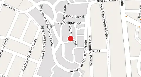 Mapa da localização