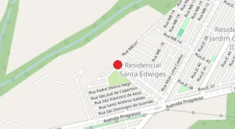 Mapa de Residencial Santa Edwiges