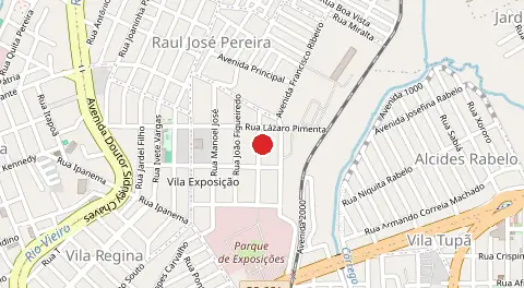 Mapa de Vila Exposicao