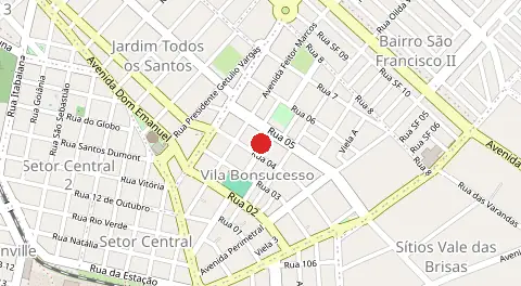 Mapa de Vila Bom Sucesso