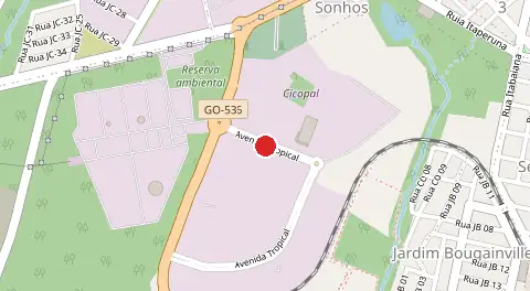 Mapa de Recanto dos Sonhos