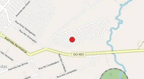 Mapa de Residencial Recanto das Orquideas