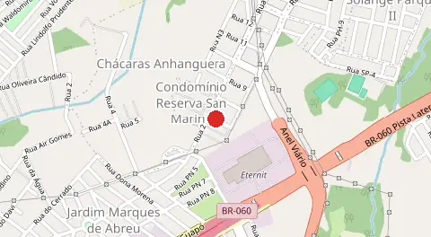 Mapa de Anhanguera