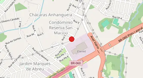 Mapa de Condomínio Anhanguera