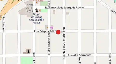 Mapa da localização