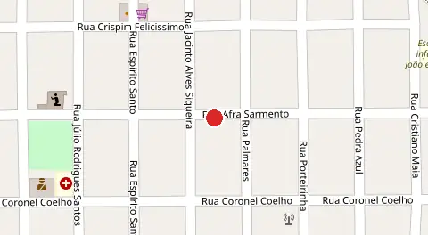 Mapa da localização