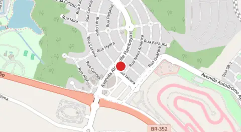 Mapa de Residencial Alphaville Flamboyant