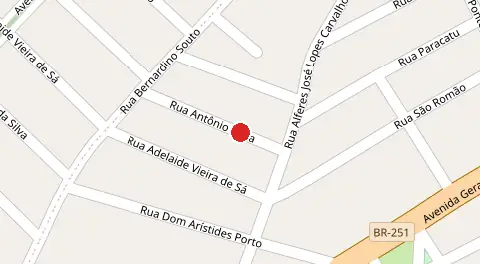 Mapa da localização