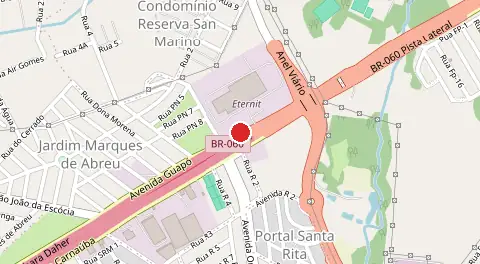 Mapa de Residencial Ponta Negra