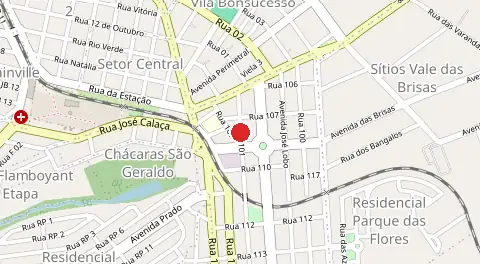Mapa de Vila São Sebastião