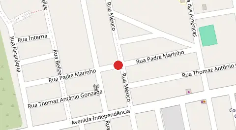 Mapa da localização