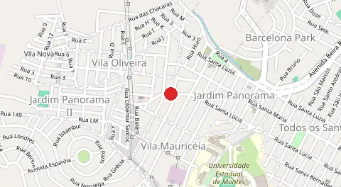 Mapa de Jardim Oliveira