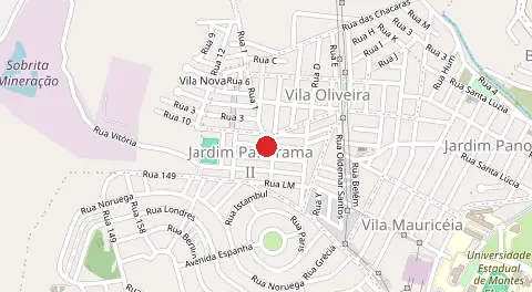 Mapa de Jardim Panorama Dois