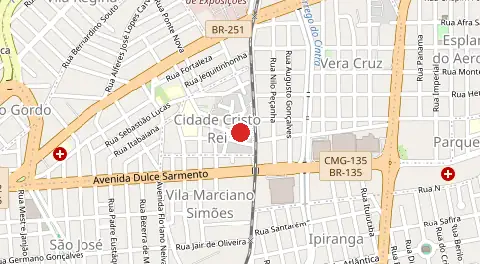 Mapa de Cidade Cristo Rei