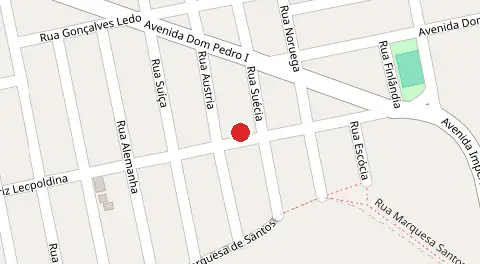 Mapa da localização
