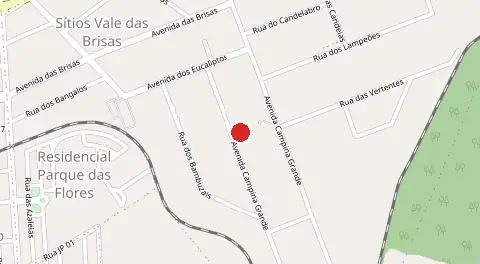 Mapa de Vale das Brisas