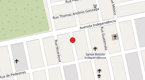 Mapa da localização
