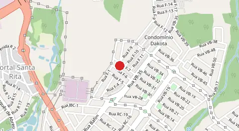 Mapa de Residencial Vereda dos Buritis