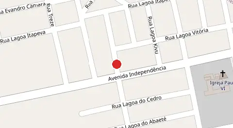 Mapa da localização