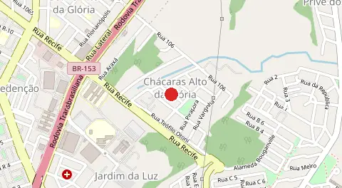 Mapa de Vila Alto da Glória